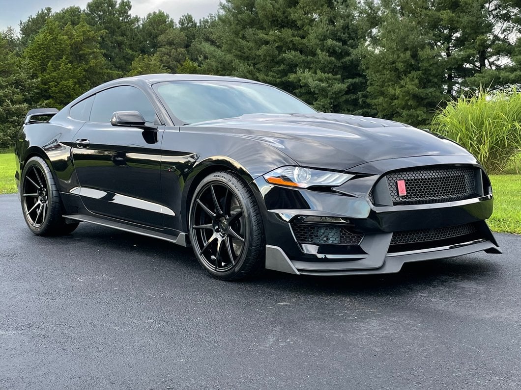 MP Concepts GT350 Style Rocker Splitters (15-23 Mustang GT, EcoBoost, V6)