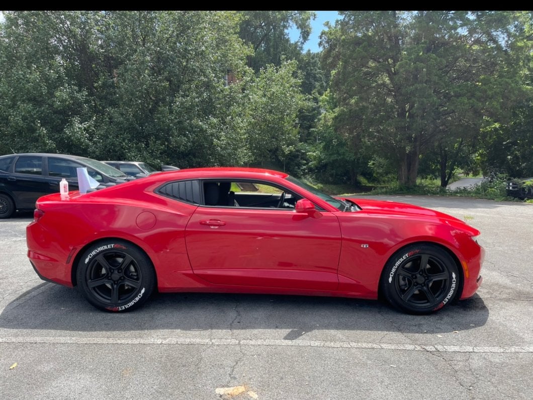 MP Concepts Quarter Window Louvers; Matte Black (16-24 Camaro Coupe)