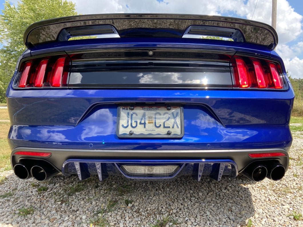 MP Concepts Quad Exhaust Tips for MP Concepts Rear Diffuser (15-17 Mustang GT Premium, EcoBoost Premium)