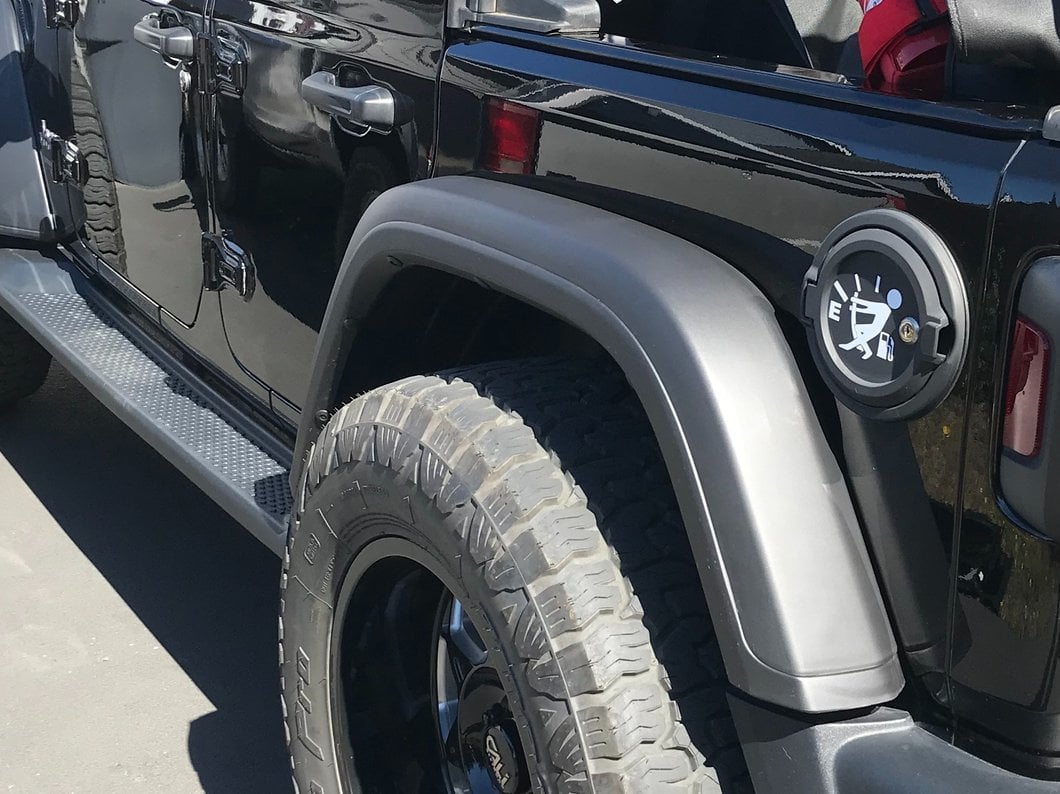 MP Concepts High Clearance Fender Flares; Rear (18-25 Jeep Wrangler JL, Excluding 4xe)