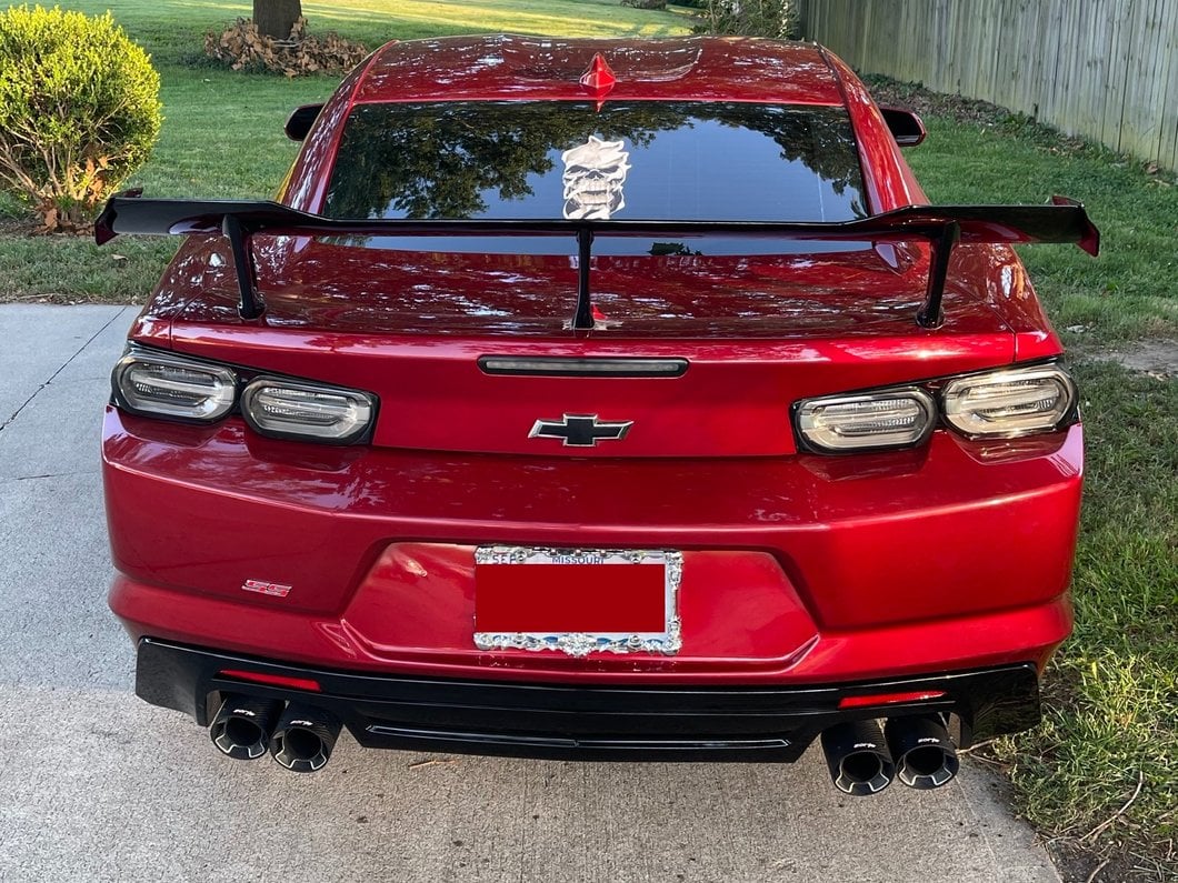 MP Concepts ZL1 Style Rear Diffuser; Gloss Black (16-24 Camaro)