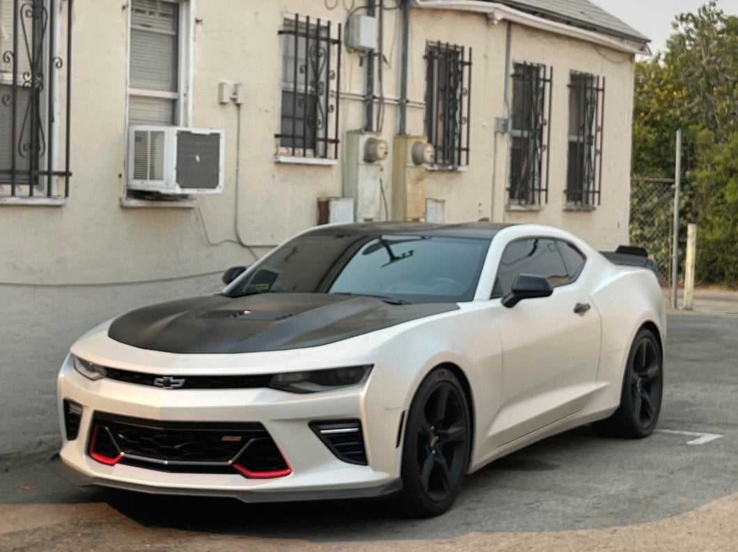 MP Concepts SS 50 Years Style Grille; Red (16-18 Camaro SS)