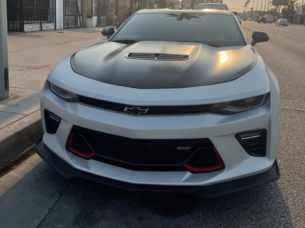 MP Concepts SS 50 Years Style Grille; Red (16-18 Camaro SS)
