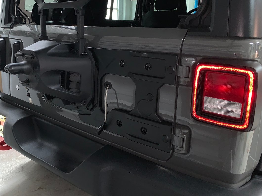 MP Concepts Tailgate Reinforcement and Oversize Spare Tire Carrier Mounting Bracket Kit (18-25 Jeep Wrangler JL)