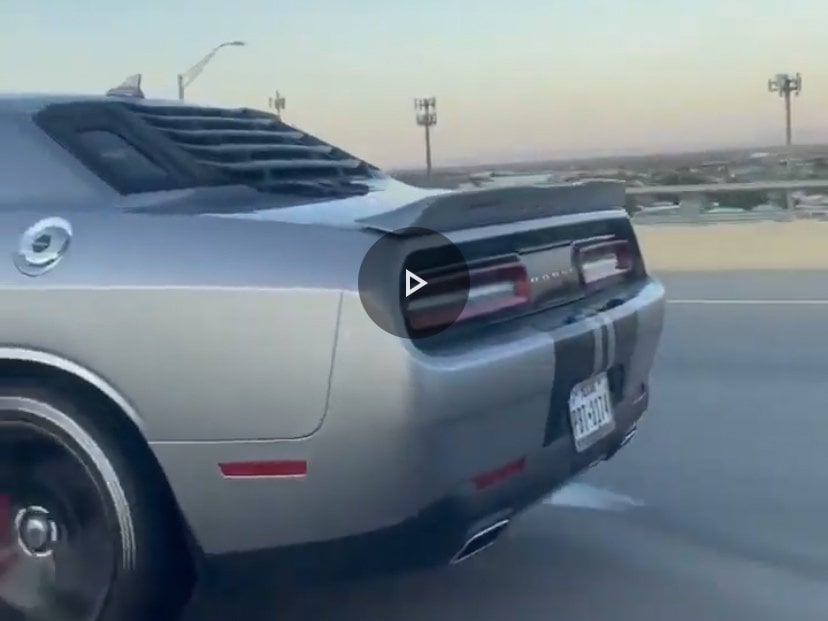 MP Concepts Rear Window Louvers; Matte Black (08-23 Challenger)