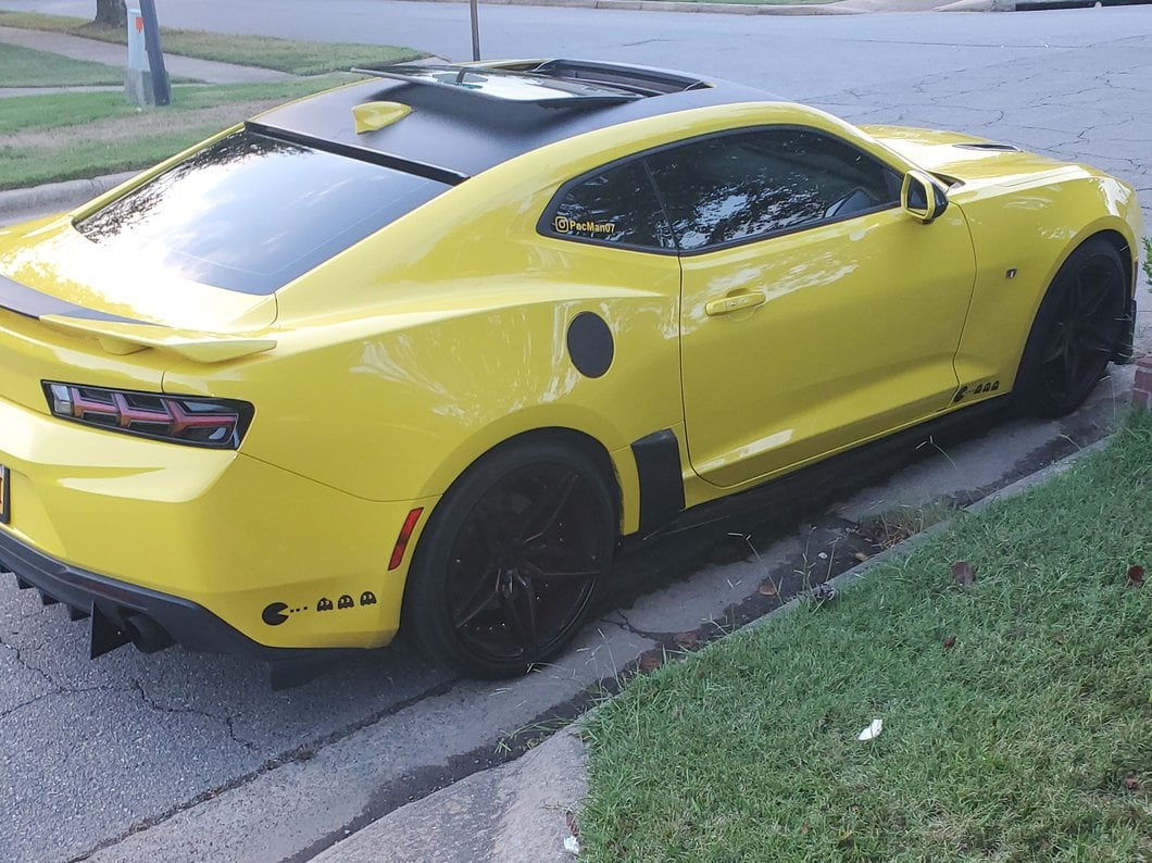 MP Concepts Quarter Panel Scoops; Unpainted (16-24 Camaro)