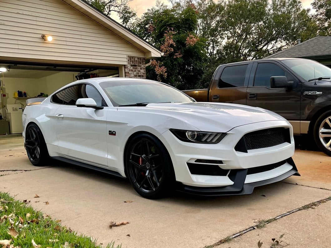 MP Concepts GT350 Style Front Bumper Replacement Chin Spoiler For 397416 Only (15-17 Mustang GT, EcoBoost, V6)