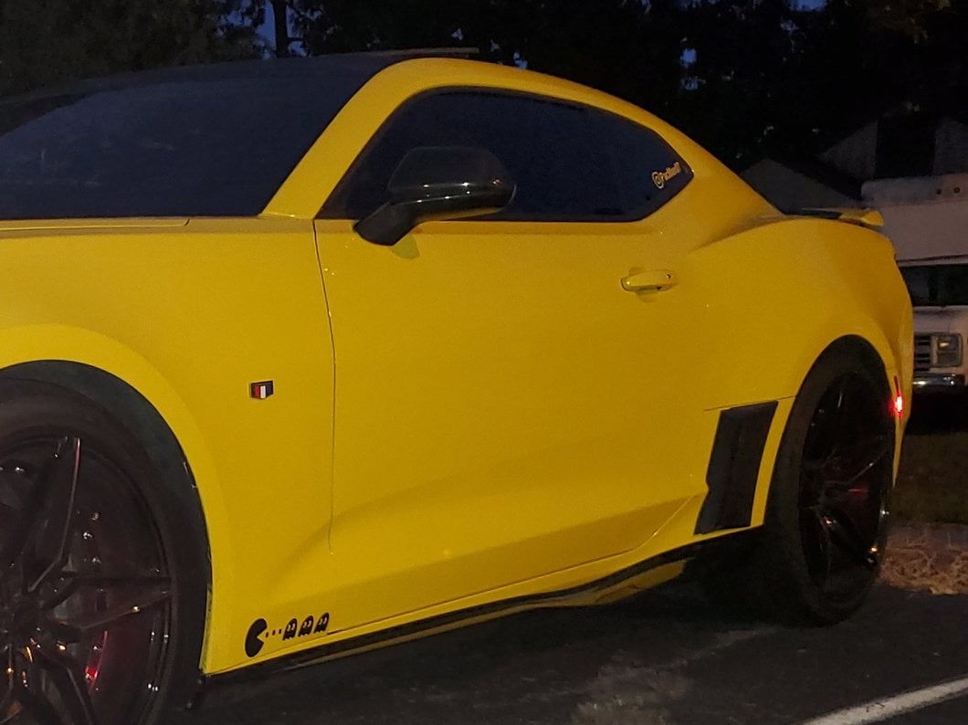 MP Concepts Quarter Panel Scoops; Unpainted (16-24 Camaro)