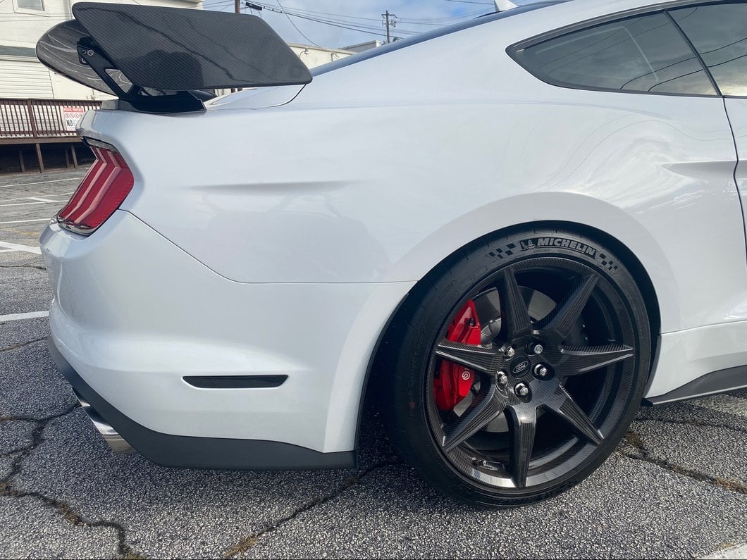 MP Concepts LED Side Marker Lights; Rear; Smoked (18-23 Mustang)