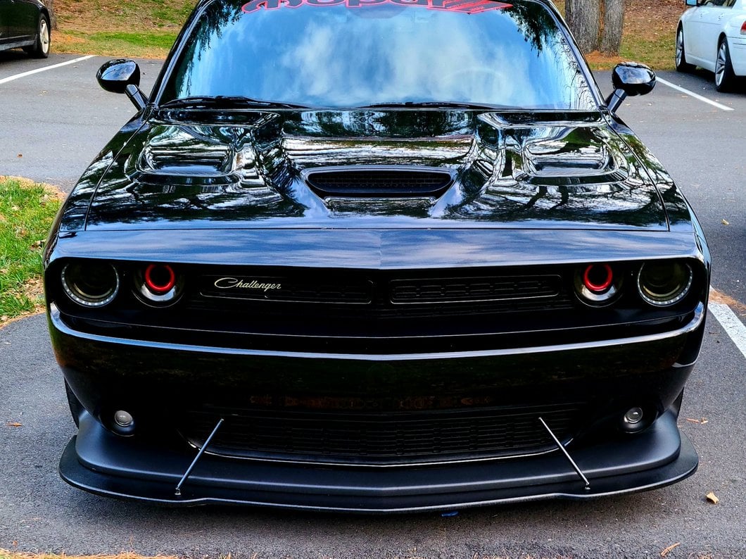MP Concepts Chin Spoiler; Matte Black (15-18 Challenger SRT; 15-23 Challenger R/T Scat Pack; 19-23 Challenger GT, R/T, Excluding Widebody)