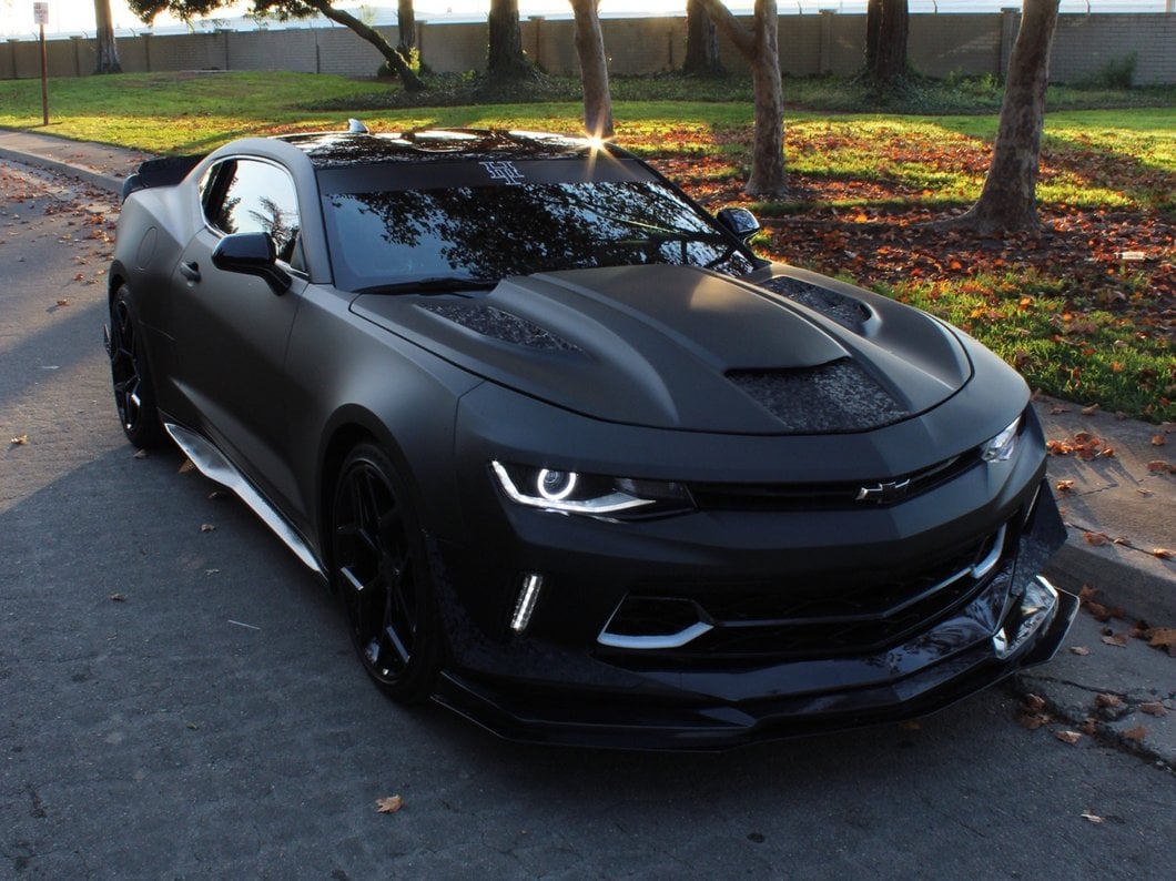 MP Concepts LT/RS Style Grille with LED Lighting; Silver (16-18 Camaro, Excluding SS & ZL1)
