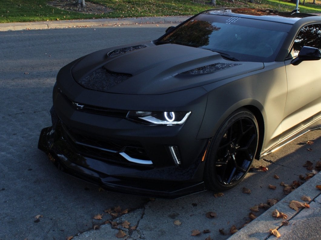 MP Concepts LT/RS Style Grille with LED Lighting; Silver (16-18 Camaro, Excluding SS & ZL1)