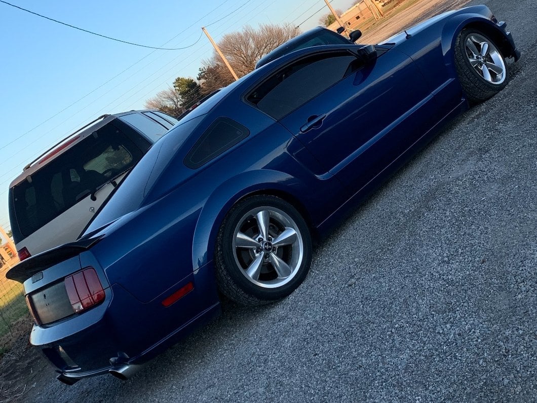 MP Concepts Ducktail Rear Spoiler; Gloss Black (05-09 Mustang)