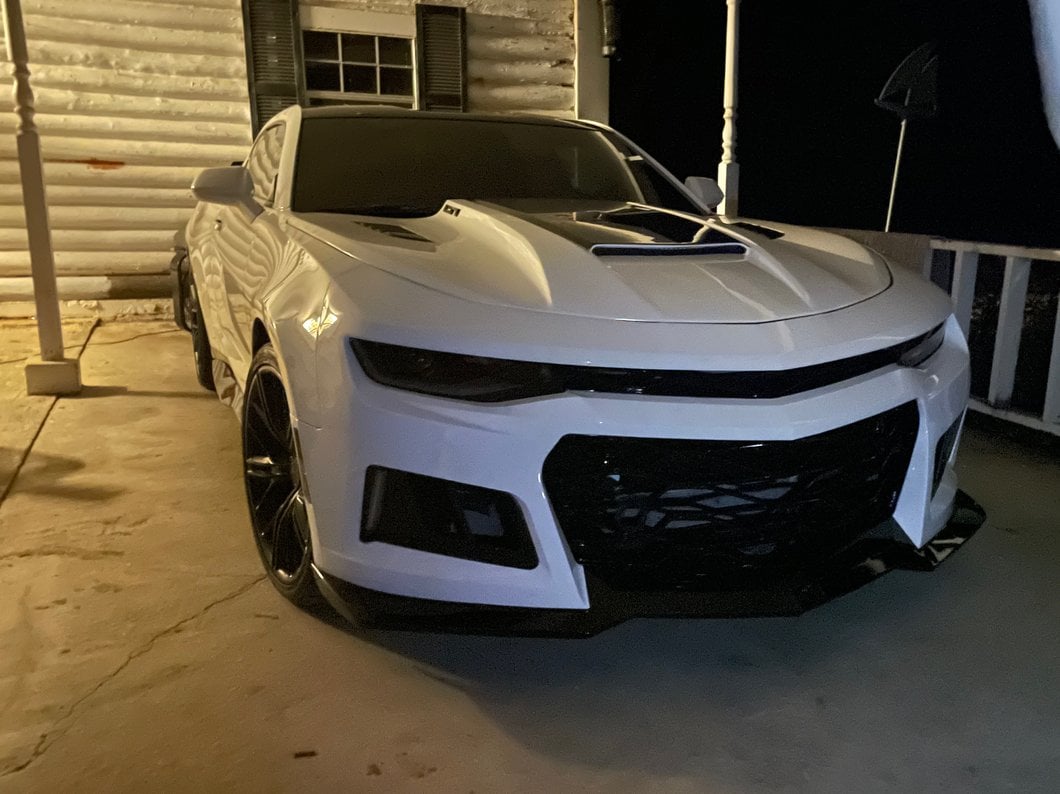 MP Concepts ZL1 1LE Style Front Bumper with DRL; Unpainted (16-18 Camaro, Excluding ZL1)
