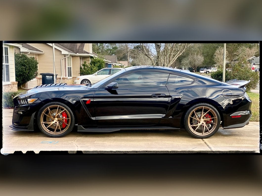 MP Concepts Side Scoops with Inserts; Unpainted (15-23 Mustang)