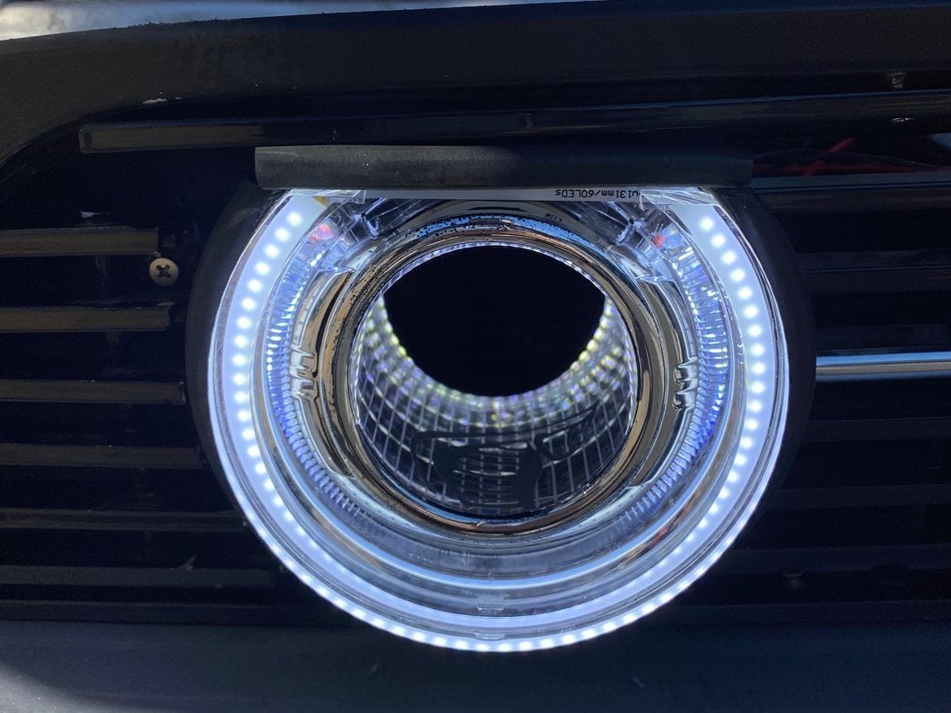 MP Concepts Demon Style LED Halo Headlight Inserts (15-23 Challenger)