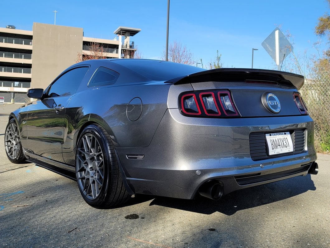 MP Concepts GT500 Style Rear Spoiler; Gloss Black (10-14 Mustang)