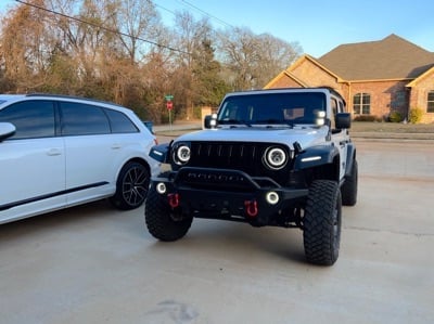 MP Concepts Thanos Front Fender Flares with DRL (18-25 Jeep Wrangler JL)