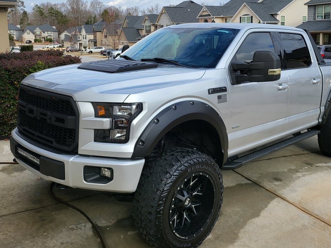 MP Concepts Hood Scoop; Matte Black (15-20 F-150, Excluding Raptor)
