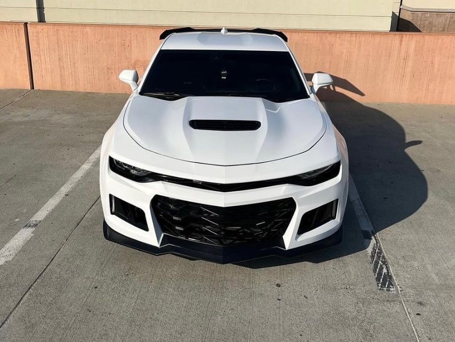 MP Concepts ZL1 1LE Style Front Bumper with DRL; Unpainted (19-24 Camaro w/ Factory LED Headlights, Excluding ZL1)