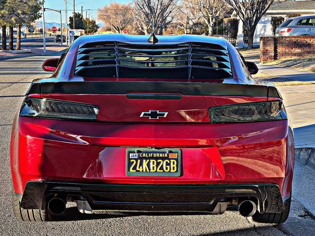 MP Concepts ZL1 Style Rear Diffuser; Gloss Black (16-24 Camaro)