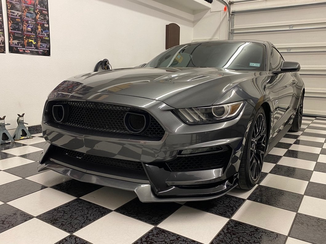 MP Concepts Mach 1 Style Front Bumper; Unpainted (15-17 Mustang GT, EcoBoost, V6)