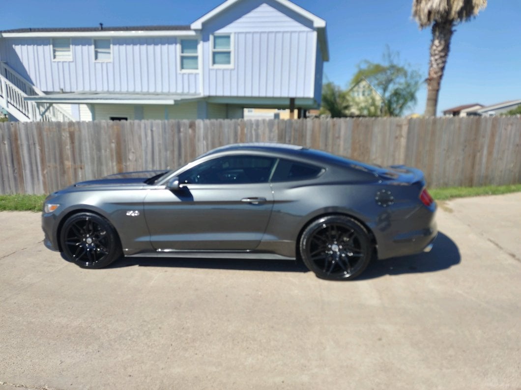 MP Concepts GT350 Track Pack Style Rear Spoiler; Matte Black (15-23 Mustang Fastback)