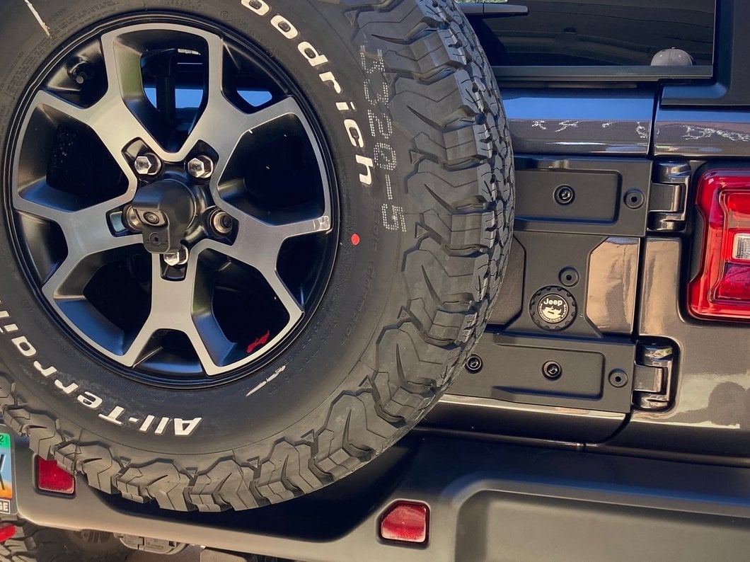 MP Concepts Tailgate Reinforcement and Oversize Spare Tire Carrier Mounting Bracket Kit (18-25 Jeep Wrangler JL)