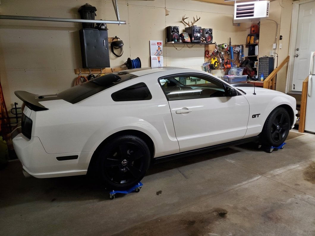 MP Concepts Ducktail Rear Spoiler; Matte Black (05-09 Mustang)