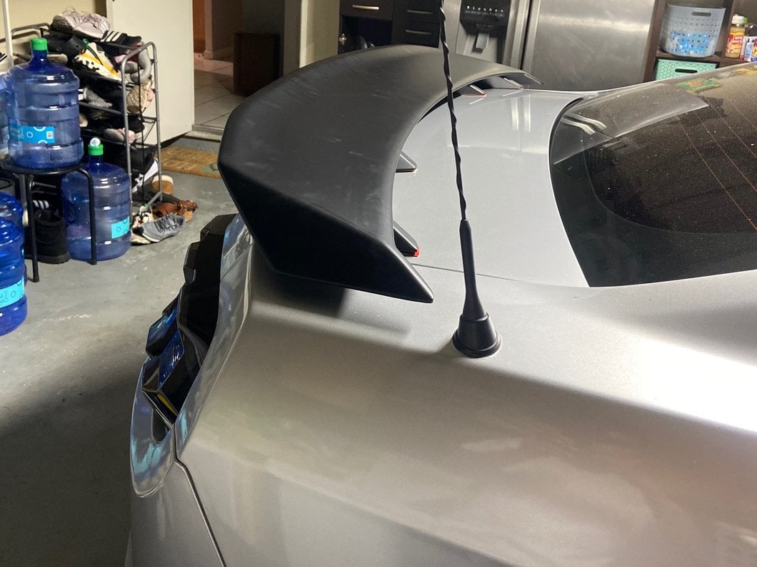 MP Concepts GT/CS Style Rear Spoiler; Matte Black (10-14 Mustang)