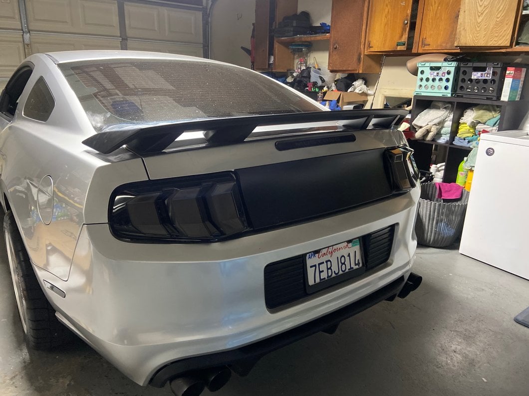 MP Concepts GT/CS Style Rear Spoiler; Matte Black (10-14 Mustang)