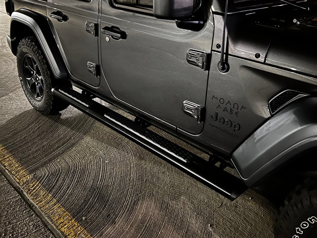 MP Concepts Aluminum Side Step Bars (18-25 Jeep Wrangler JL 4-Door)