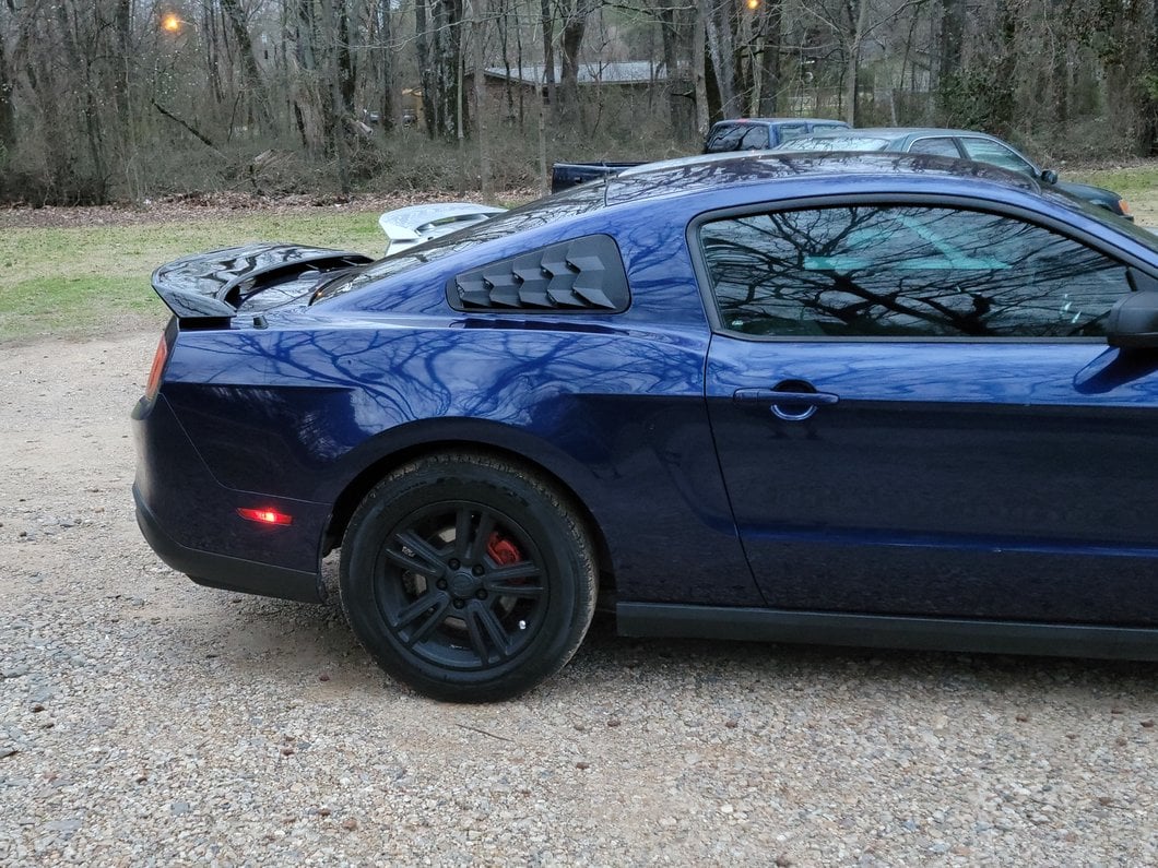MP Concepts GT/CS Style Rear Spoiler; Gloss Black (10-14 Mustang)