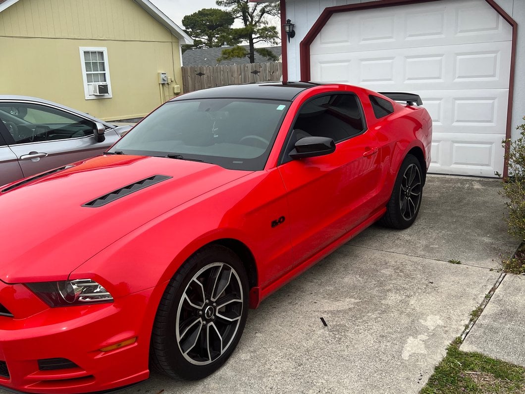 MP Concepts GT/CS Style Rear Spoiler; Gloss Black (10-14 Mustang)