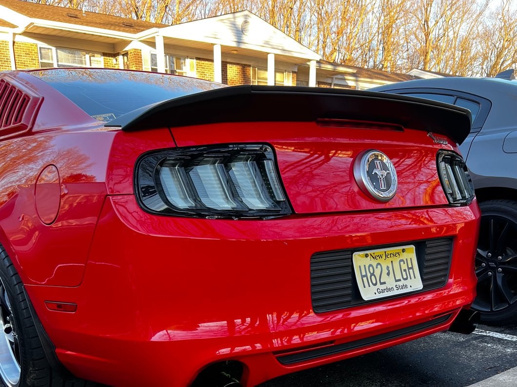 MP Concepts GT500 Style Rear Spoiler; Matte Black (10-14 Mustang)