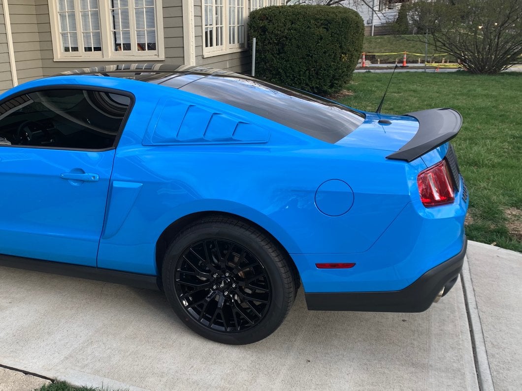 MP Concepts GT500 Style Rear Spoiler; Matte Black (10-14 Mustang)