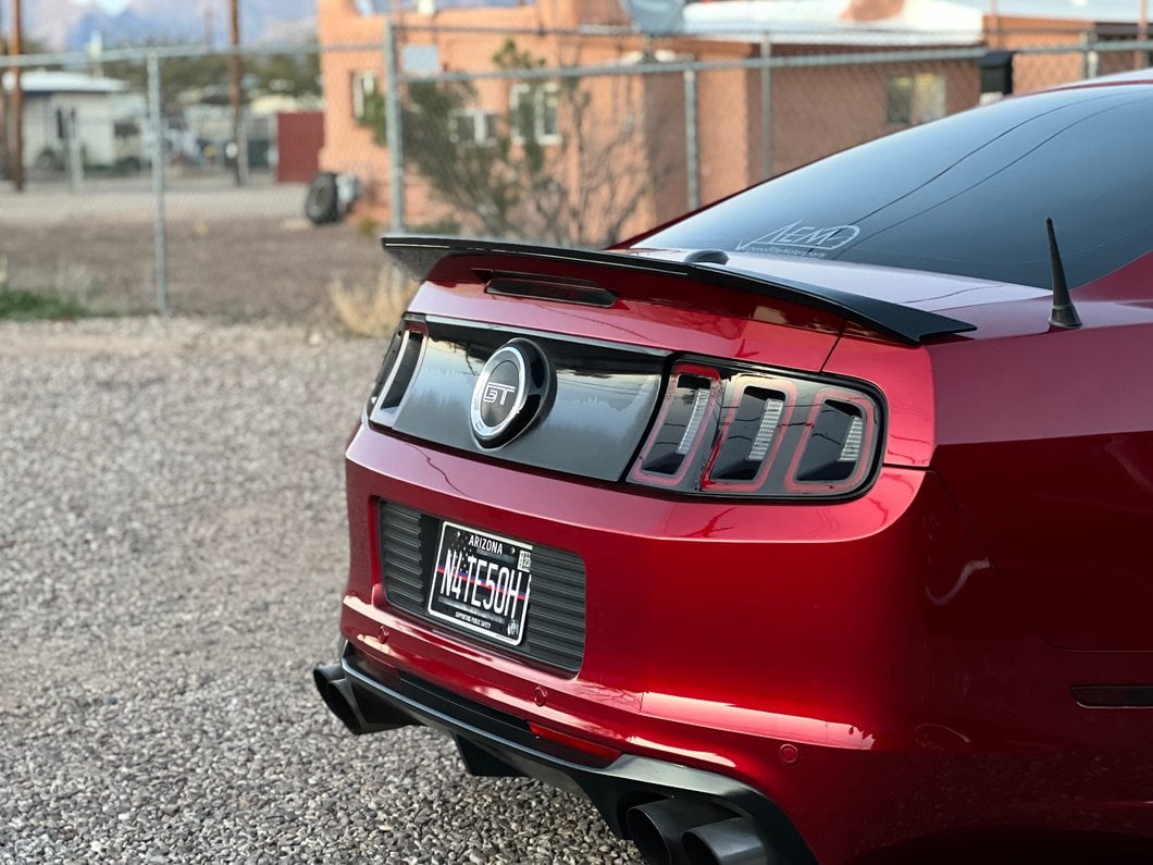 MP Concepts GT500 Style Rear Spoiler; Gloss Black (10-14 Mustang)