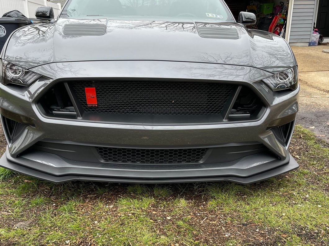 MP Concepts Upper Grille; Black (18-23 Mustang GT, EcoBoost)