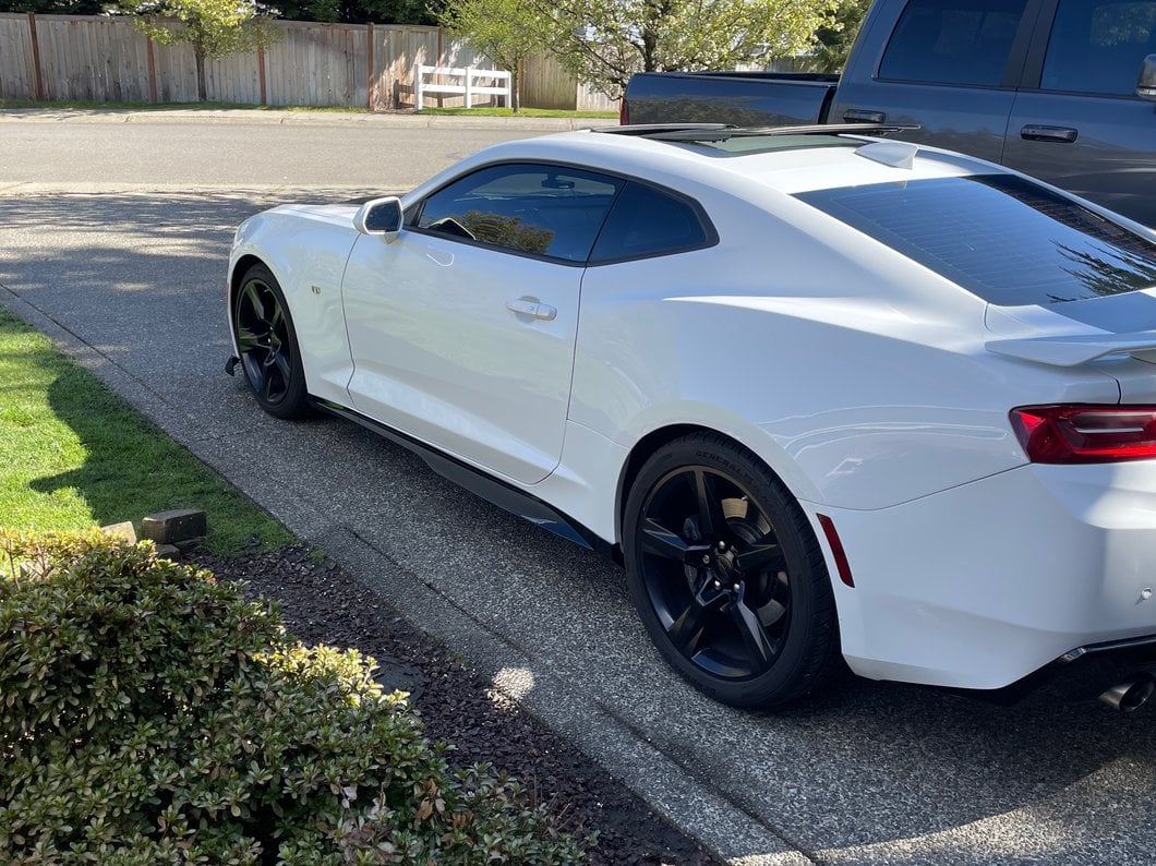 MP Concepts Rocker Panels; Gloss Black (16-24 Camaro)