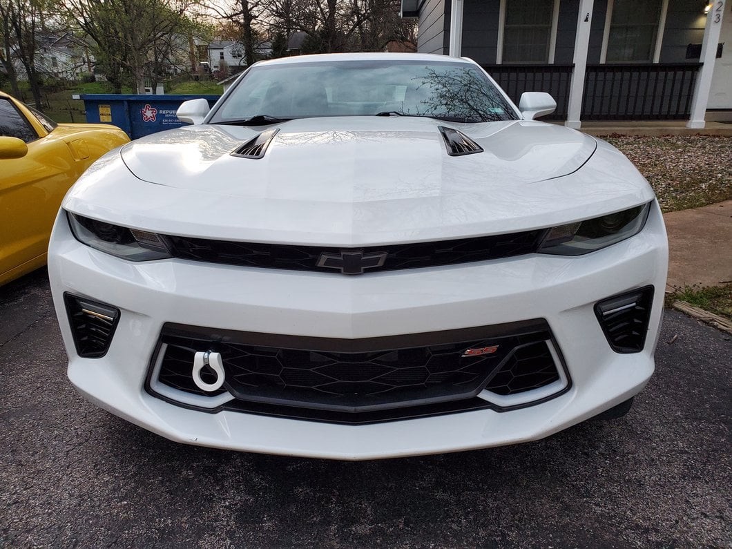 MP Concepts SS 50 Years Style Grille with LED Lighting; Silver (16-18 Camaro SS)