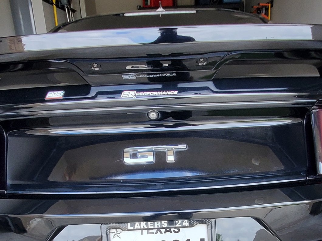 MP Concepts GT500 Style Rear Spoiler with Wicker Bill Add-On; Gloss Black (15-23 Mustang Fastback)