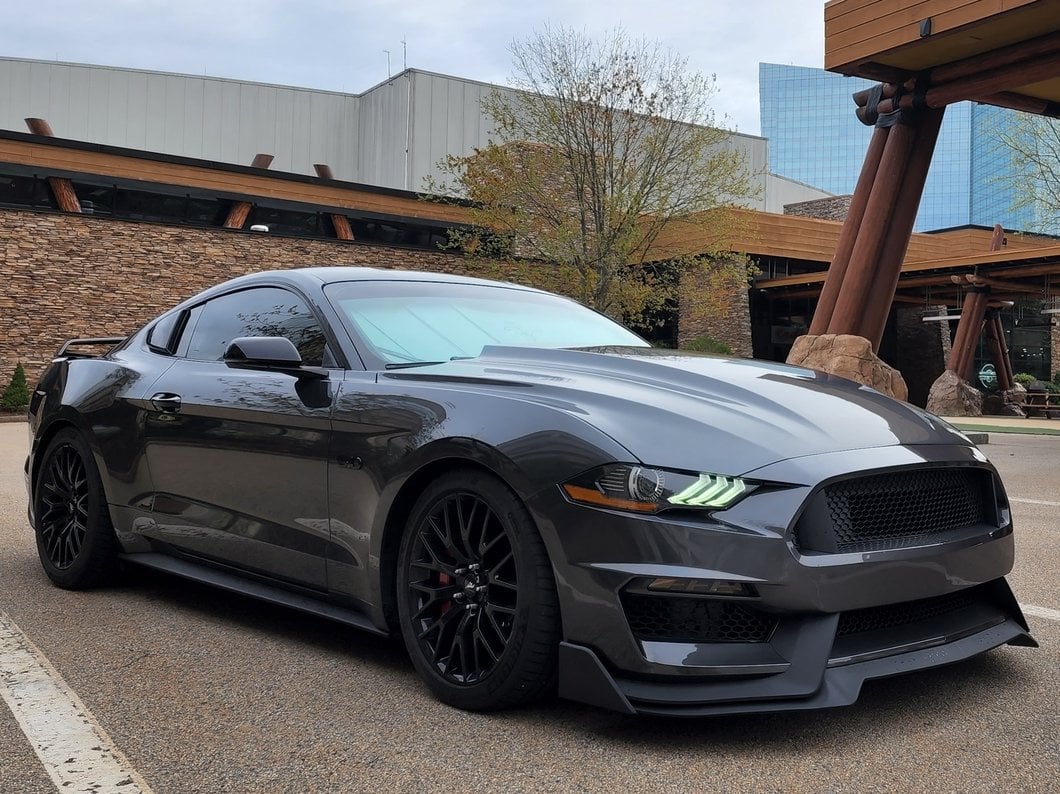 MP Concepts GT350 Style Front Bumper; Unpainted (18-23 Mustang GT, EcoBoost)