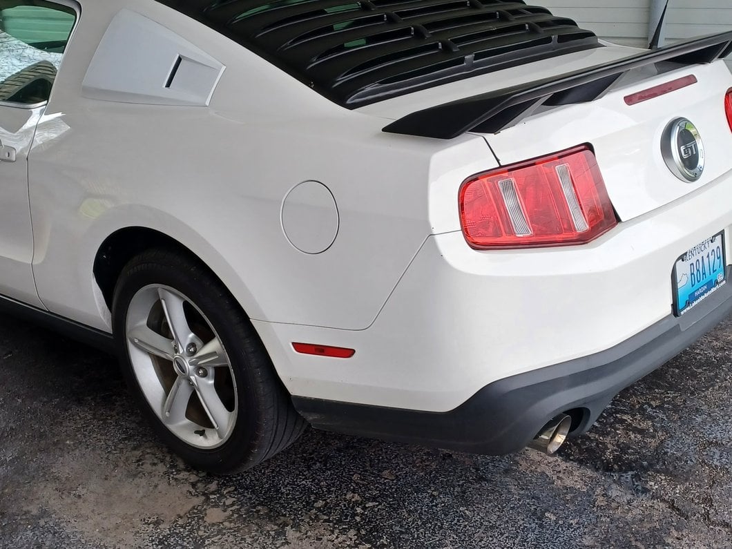 MP Concepts GT/CS Style Rear Spoiler; Matte Black (10-14 Mustang)