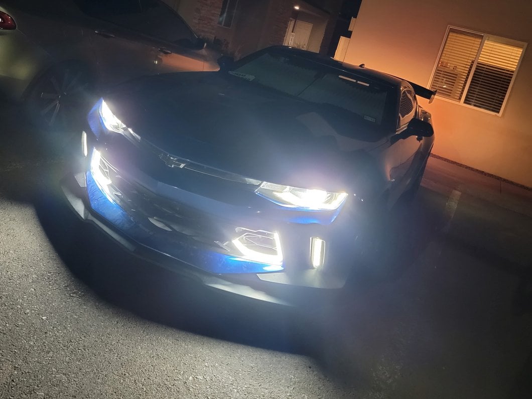 MP Concepts LT/RS Style Grille with LED Lighting; Silver (16-18 Camaro, Excluding SS & ZL1)