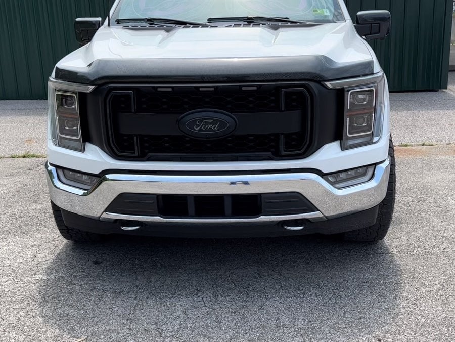 MP Concepts Upper Replacement Grille with LED Lighting and LED DRL; Matte Black (21-23 F-150, Excluding Raptor & Tremor)