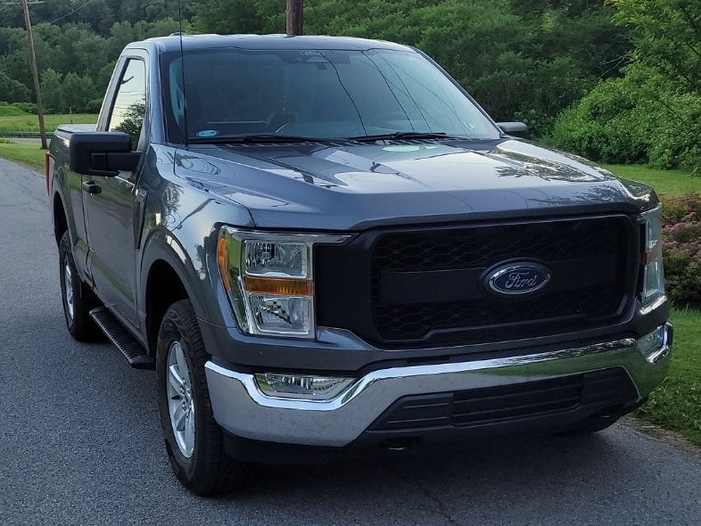 MP Concepts Upper Replacement Grille with LED Lighting; Matte Black (21-23 F-150, Excluding Raptor & Tremor)