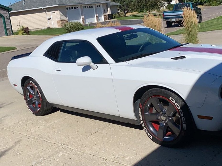 MP Concepts Quarter Window Louvers; Gloss Black (08-23 Challenger)