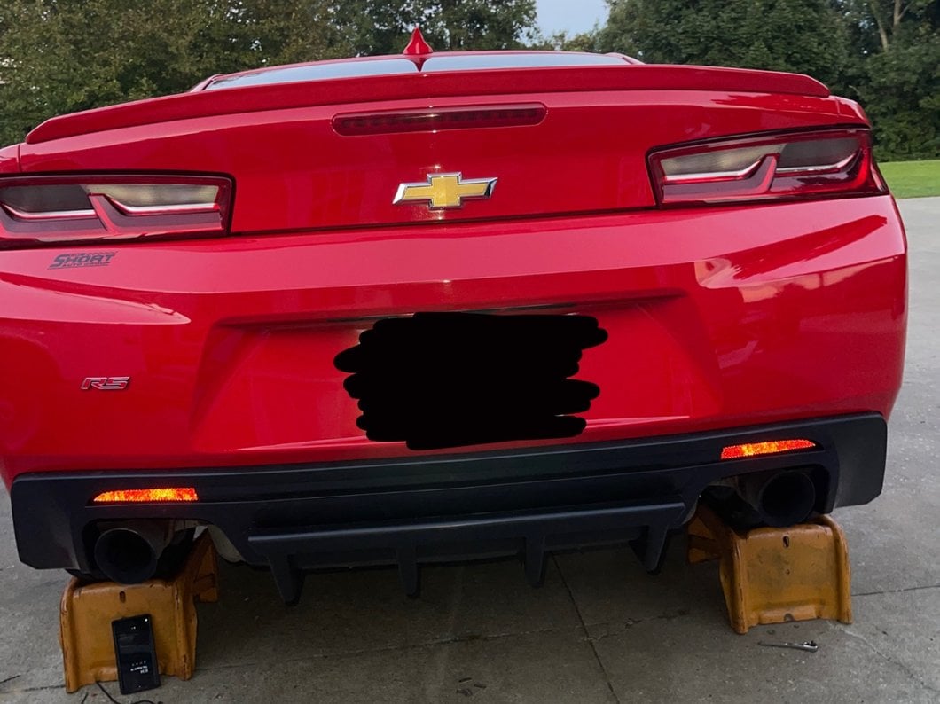 MP Concepts Rear Diffuser with Fins (16-24 Camaro)