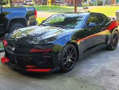 MP Concepts Quarter Panel Scoops; Unpainted (16-24 Camaro)