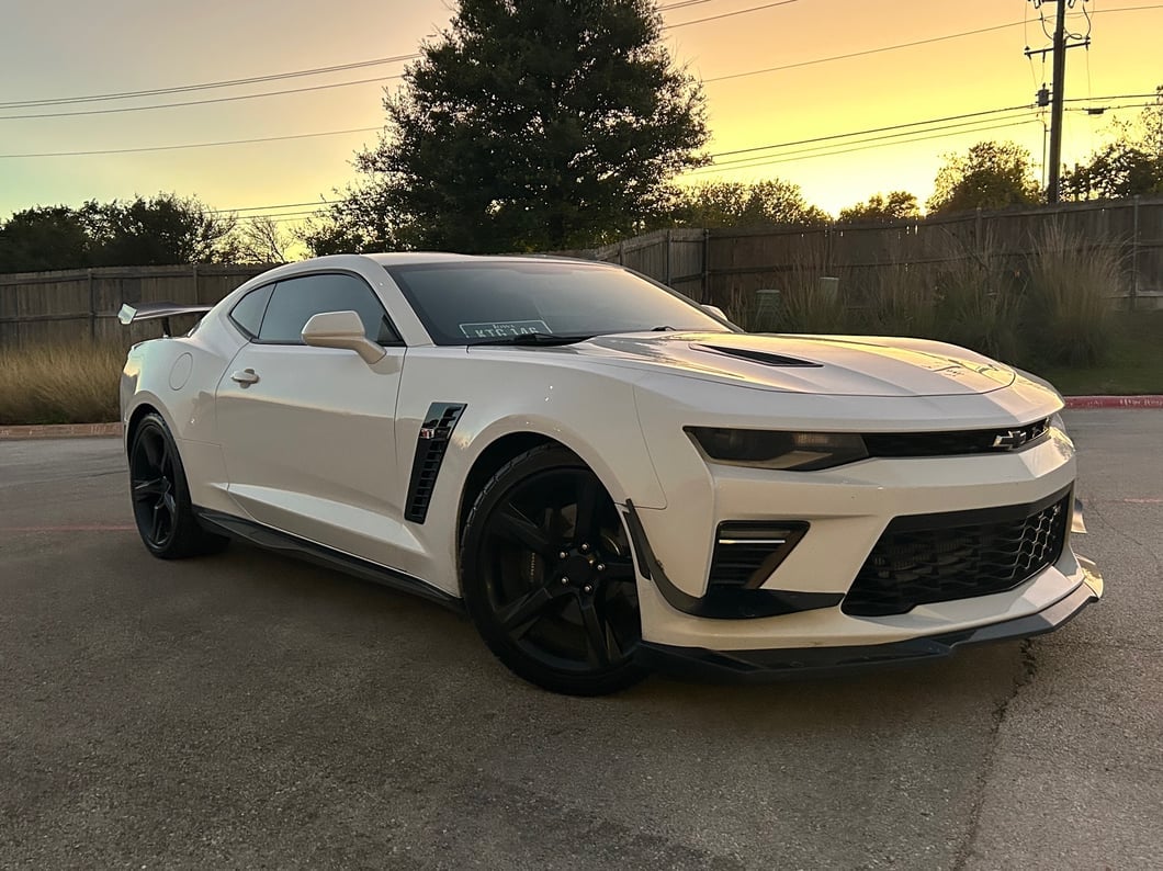 MP Concepts Corvette Style Front Fender Vent; Gloss Black (16-24 Camaro)